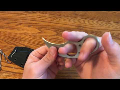 1 Minute Overview: Brous Blades Silent Soldier Hawk fixed blade