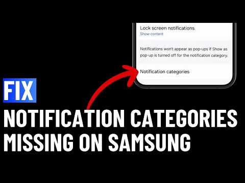 Delete Notification Category Android