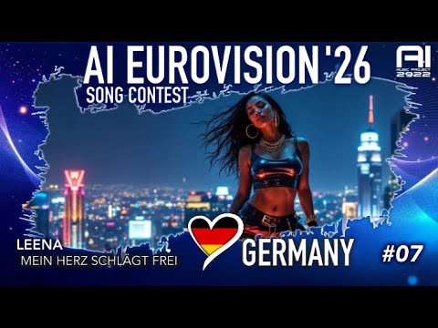 AI ESC 2026 | Entry#07 Germany | Mein Herz schlägt frei (Leena) | AI Music 2922