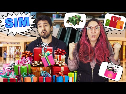 DIZENDO SIM PRA TUDO QUE ELA PEDIR NO SHOPPING | Gabriel e Shirley 2.0