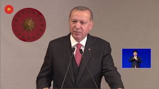 Cumhurbaşkanı Erdoğan, Cumhurbaşkanlığı Kabinesi toplantısı sonrası aç