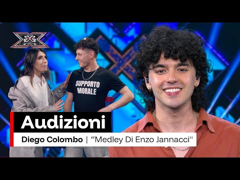 Diego Colombo canta un medley di Enzo Jannacci | X Factor 2025 Audizioni 2