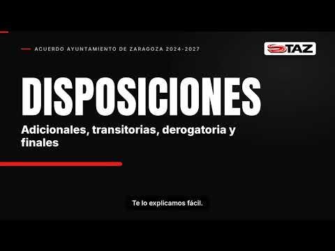 Vídeo: Disposiciones del Acuerdo