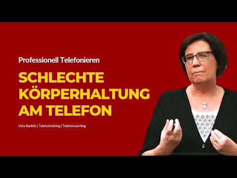 Tu das nicht: Schlechte Körperhaltung beim Telefonieren und wie das auf den Gesprächspartner wirkt