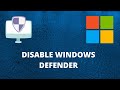 How to permanently disable or enable Microsoft Defender Antivirus on Windows 10 (Video Tutorial)