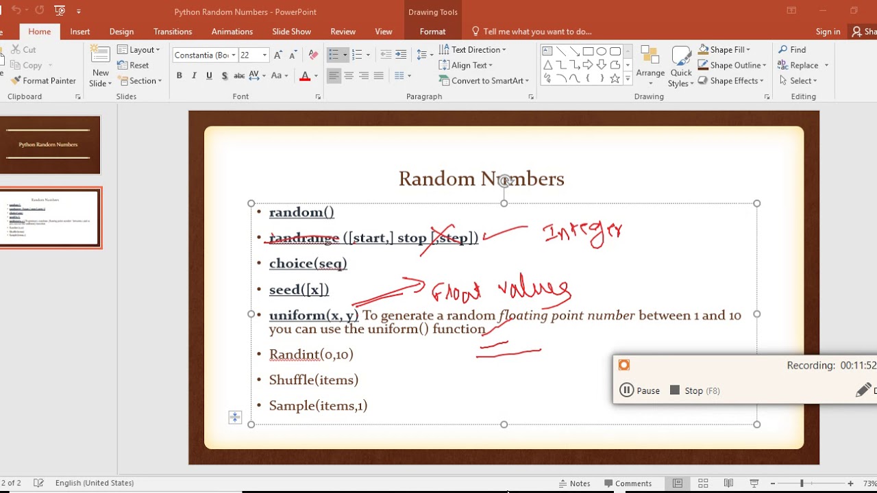 2 Python Random Numbers Basic Examples 2 | RegularPython | Regular Python | Telugu Language