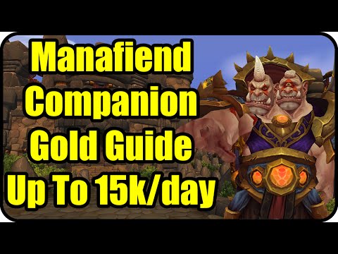 WoW Gold Farming Patch 6.2.4: Manafiend Companion Gold Making, Pugg, Rukdug & Guk - WoD Gold Guide