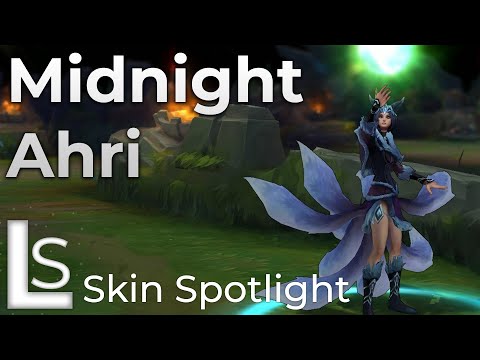 Midnight Ahri - Skin Spotlight - League of Legends