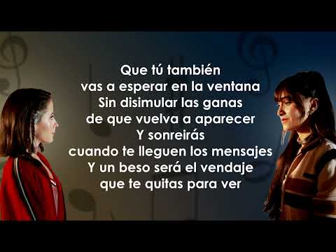 Aitana, Evaluna Montaner - Aunque No Sea Conmigo (Letra/Lyrics)