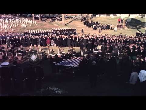 Irish Army Cadets performing 'Rifle drill' ceremony as a part of funeral services...HD Stock Footage