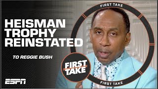 🏆 THE RIGHT THING! 🏆 Stephen A. loves seeing the Heisman’s return to Reggie Bush | First Take