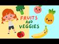 Fruits And Vegetables In English Learn Words In English First Words Words For Toddlers