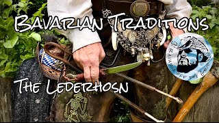 Traditional Bavarian clothing, Tracht Lederhose Octoberfest and Traditions, Himmel, Arsch und Zwirn
