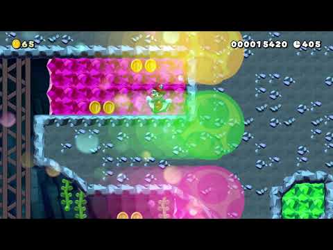 ★ Iggy's  Diamond  Cave ★ by § キノコ 🍄 Super Mario Maker 2 ✹Switch✹ #atd