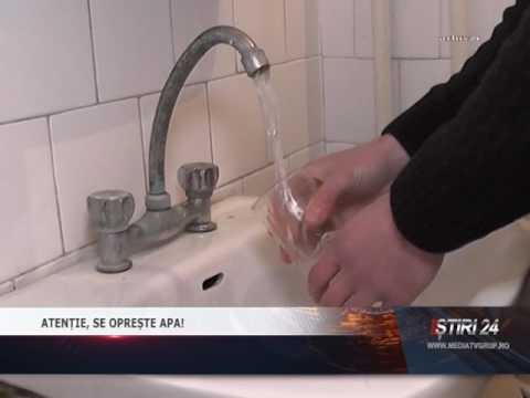 ATENȚIE, SE OPREȘTE APA!