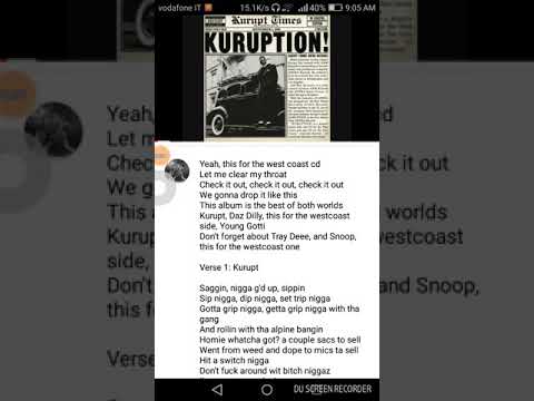 Kurupt,Tray Deee,Slip Capone-C Walk Cover.