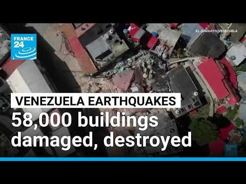 More than 58,000 buildings destroyed or damaged in Venezuela quakes