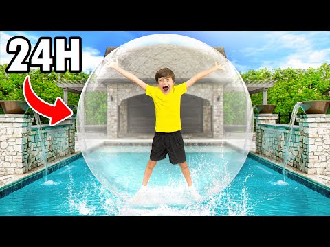 24H DANS UNE BULLE GÉANTE !