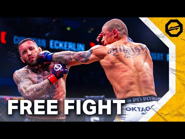 Eckerlin vs. Pukač Ends in Shocking TKO at OKTAGON 73 MMAtown blog post image: Eckerlin vs. Pukač Ends in Shocking TKO at OKTAGON 73