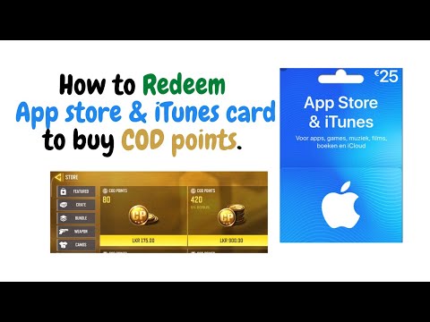 How to Redeem App Store and Itunes card to buy COD points in Call Of Duty Mobile.