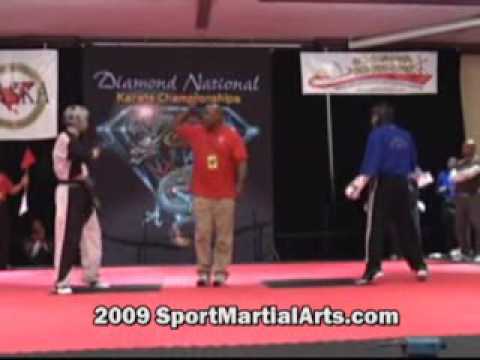 Hamed Firouzi v Joshua May - Men's team sparring - 2009 Diamond Nationals