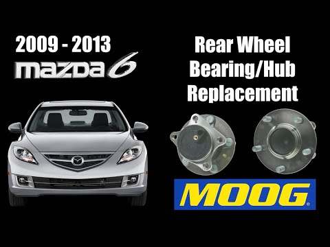 2013 Mazda6 Rear Wheel Bearing/Hub Assembly Replacement
