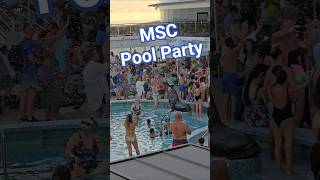 Every Single Day, Pool Party at the Deck!! #cruise #msc #vacation @msccruisesofficial