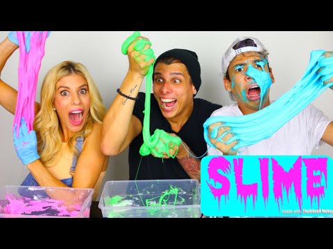 OUR VERY FIRST SLIME!! | CROESBROS Ft. REBECCA ZAMOLO