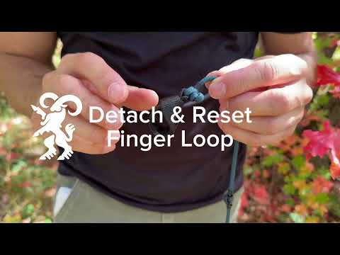 Remove/replace the finger loop