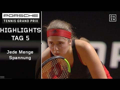 Jede Menge Spannung: Porsche Tennis Grand Prix - Tag 5 | WTA Stuttgart | Highlights | Tennis | DAZN