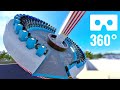 [VR Video 360°] Extreme 360 Roller Coaster Frisbee Ride POV Google Cardboard Virtual Reality