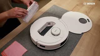 Bosch Home Robotics Spotless HowTo Empty the dust box SE