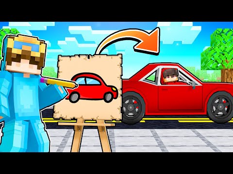 Minecraft But We Can Draw Anything!
