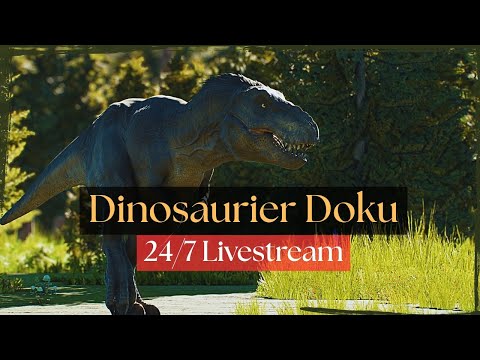 24/7 Dinosaurier Doku Livestream | Leben in der Urzeit
