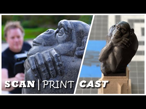 Casting a Statue | Scan, 3D Print and Cast Aluminum