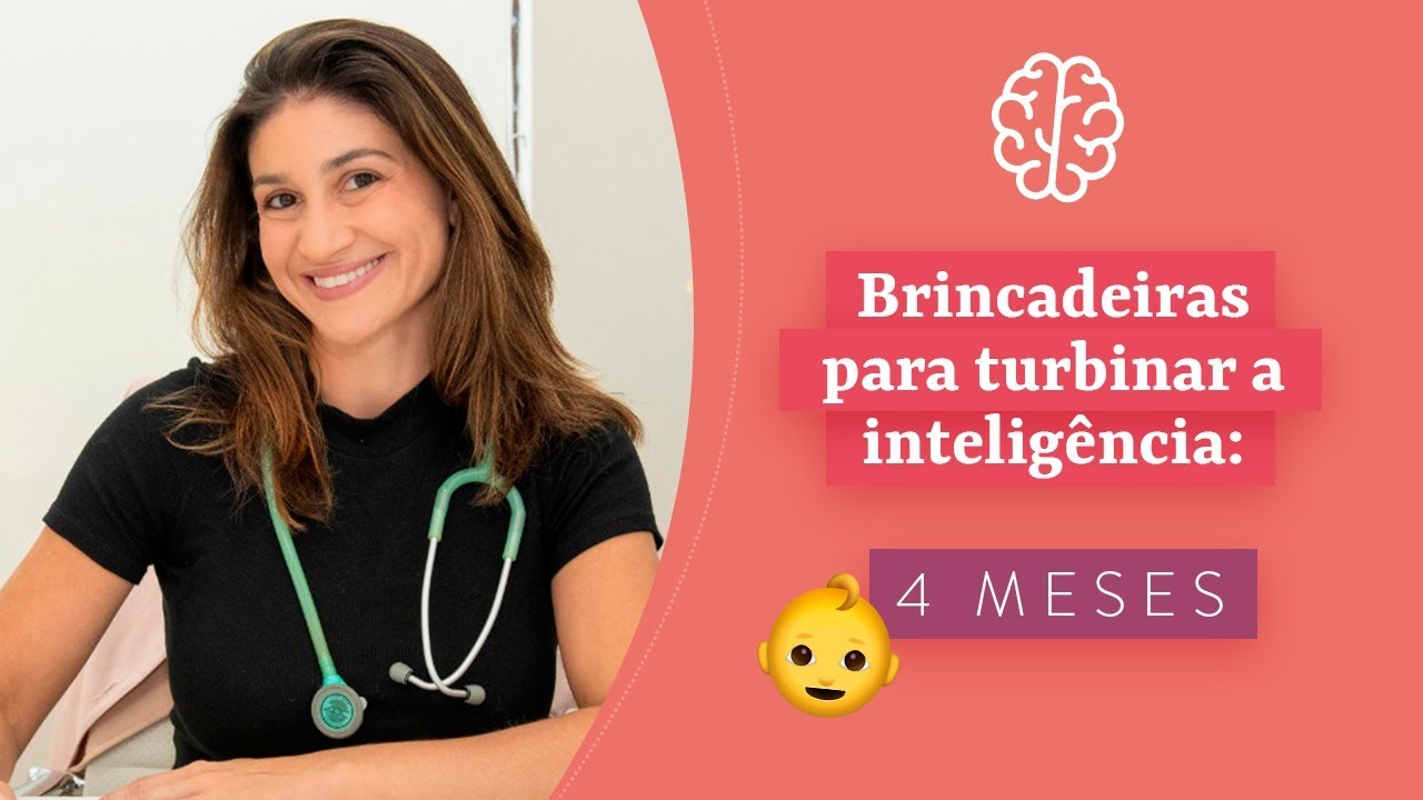 Como estimular brincando os bebês aos 4 meses de idade? |Dra Renata Scatena Pediatra