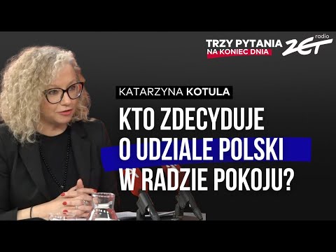 Polska w pułapce Trumpa? Katarzyna Kotula w Trzy Pytania na Koniec Dnia