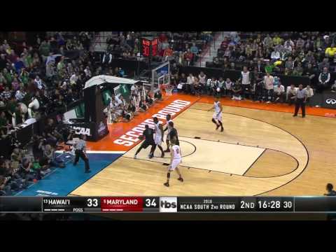 Hawaii vs. Maryland: Stefan Jovanovic layup