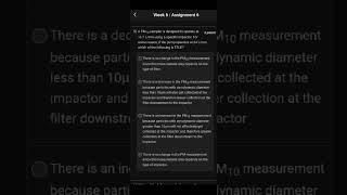 environmental quality monitoring and analysis nptel week 6 assignment#week6#assignment