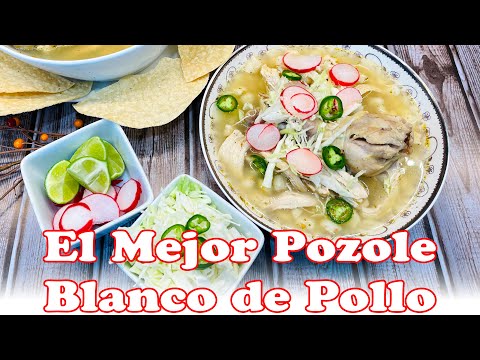 El Mejor Pozole Blanco de Pollo | Receta Paso a Paso | Gloria en la Cocina
