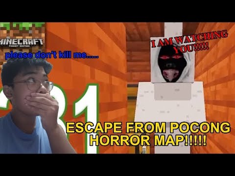 Escape Scary Pocong Map in Minecraft PE