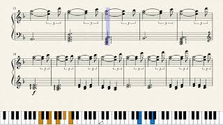 The necklace by Henry Jackman - The man in the high castle OST (piano sheet)