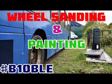 Sanding and Painting the Wheels - B10 Project #019