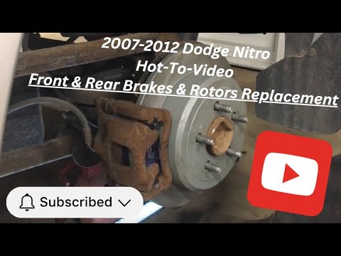 Dodge Nitro Front & Rear Brake Pads and Front & Rear Rotor Removal & Replacement 2007-2012: How-To