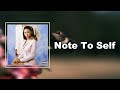 Mariah The Scientist Note To Self Lyrics