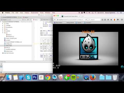 Cocos Code IDE V2 Running On A Web Browser