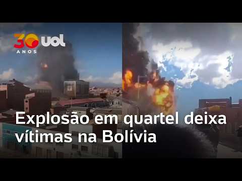 Explosão em quartel na Bolívia deixa mortos e feridos; veja vídeo