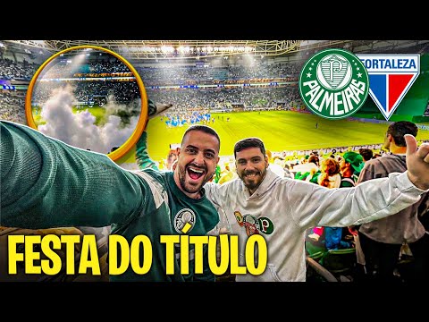 VLOG DO CAMPEÃO! PALMEIRAS 4 X 0 FORTALEZA