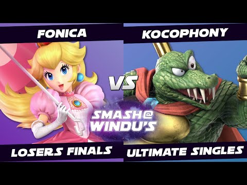 Fonica (Peach) vs Kocophony (Joker, King K. Rool) - Smash @ Windu's 109 - Losers Finals SSBU