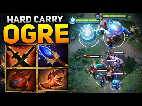 Insane Hard Carry Ogre Magi Rampage🔥🔥🔥27 Kills Raid Boss | Dota 2 Gameplay